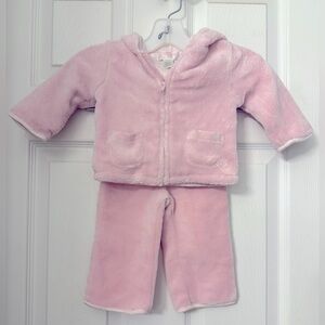 Janie and Jack 3-6M baby pink matching set